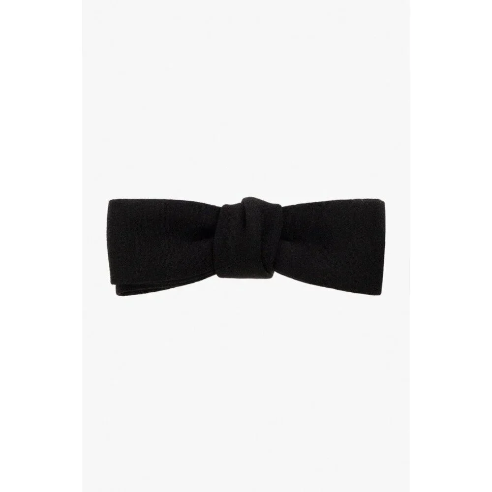 NWT GUCCI SILK BOW TIE BLACK 722316 Bow Tie Mens